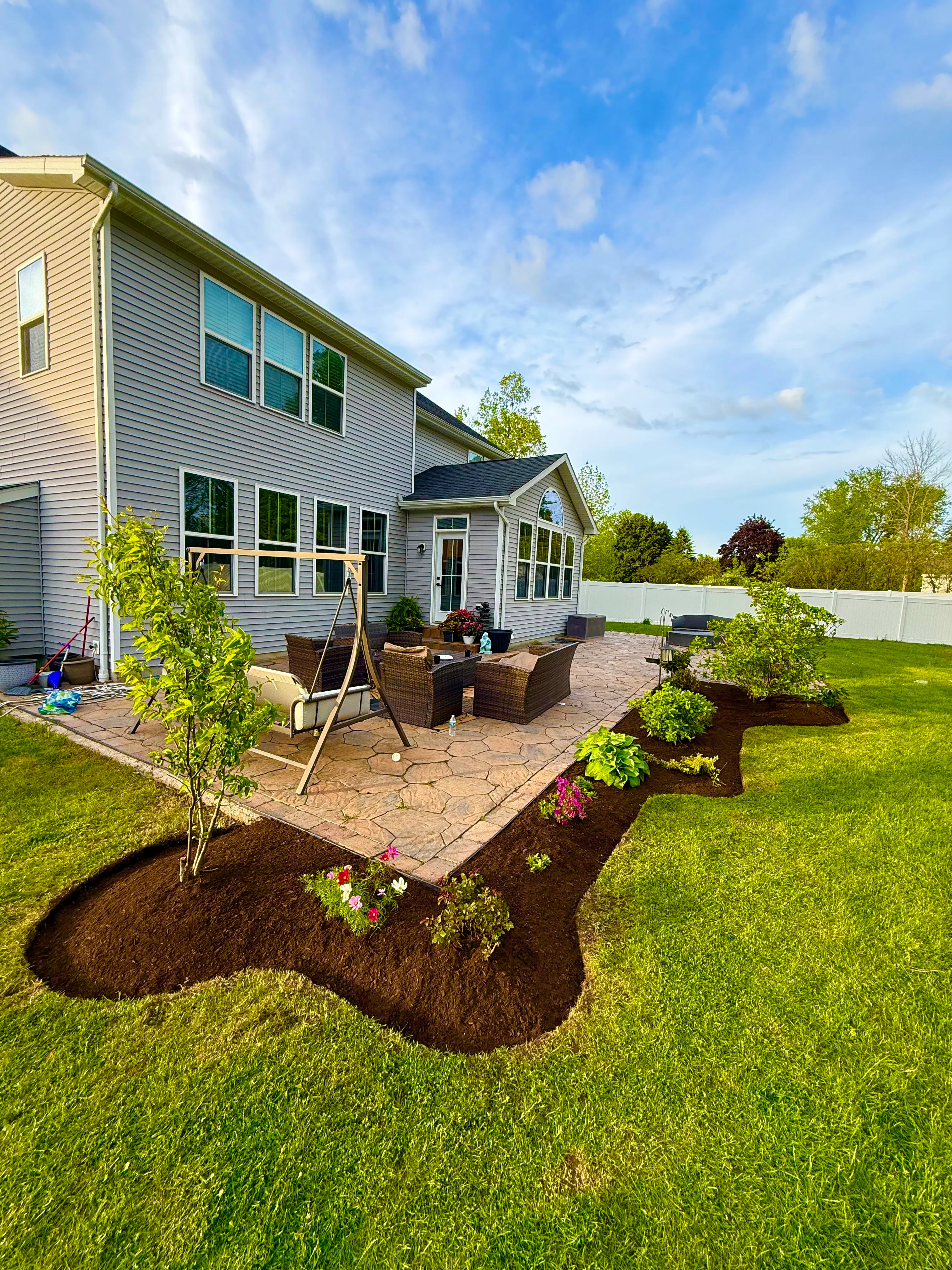 Seasonal Cleanup & Mulch project by Rolax Landscaping in Buffalo, NY