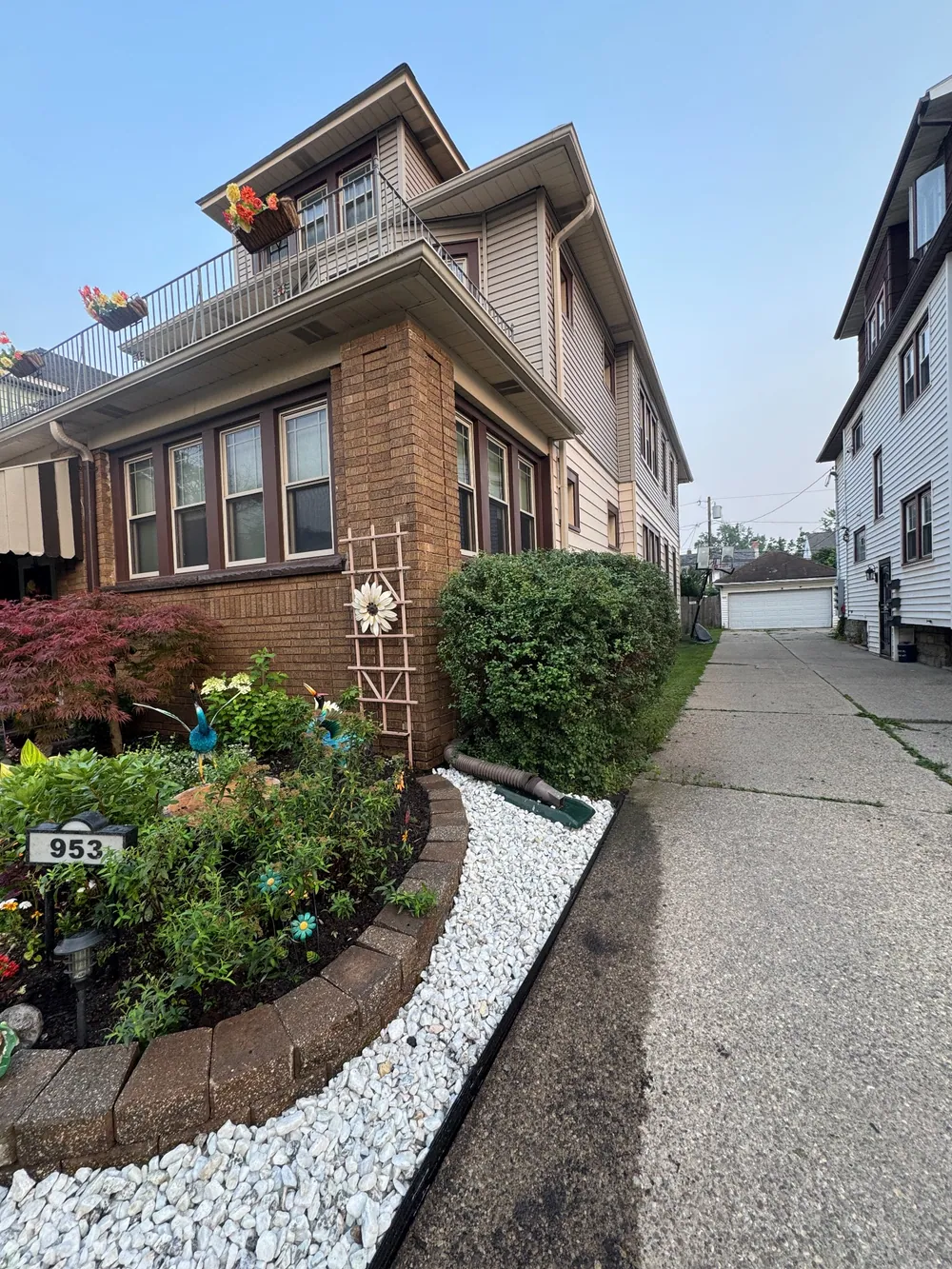 Landscaping service example: Residential Landscape Bed Upgrade in Buffalo, NY